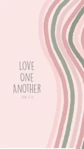 Love one another 