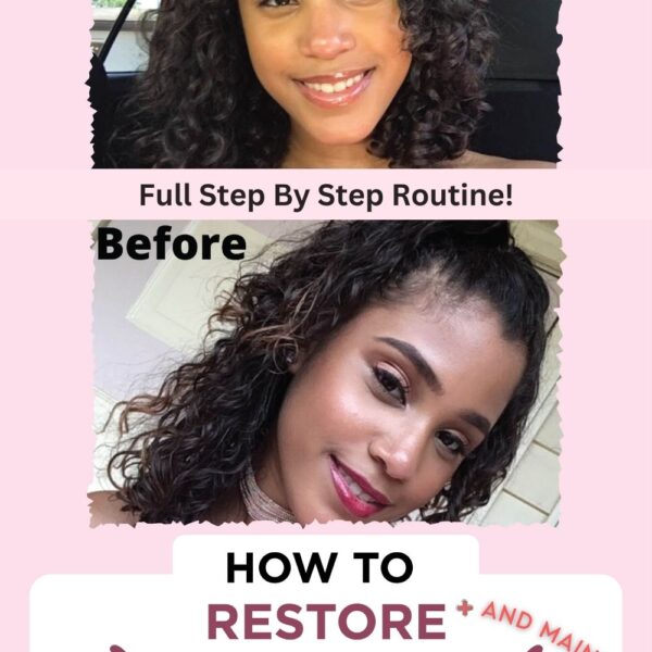 How to Maintain Curly Hair (routine)